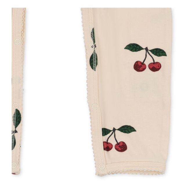 Organic Cotton Cherry Bodysuit | Crudo