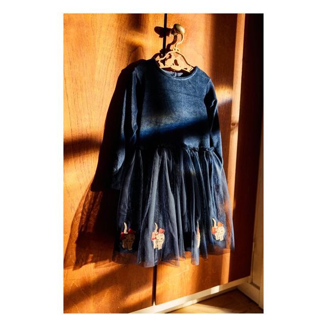 Robe Matière Recyclée Florine | Bleu marine