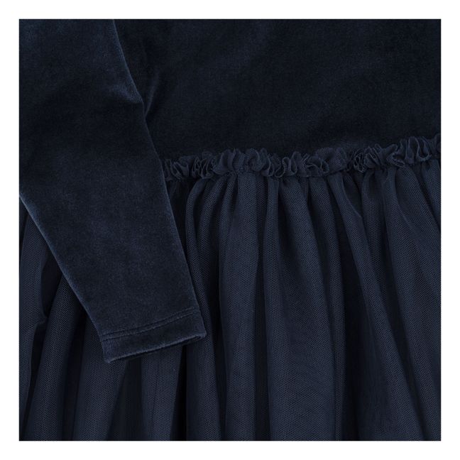 Robe Matière Recyclée Florine | Azul Marino