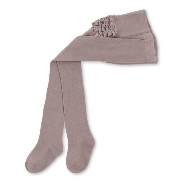 Collants Coton Bio | Taupe