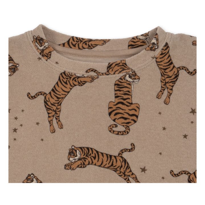 Itty Tigers Organic Cotton Sweatshirt | Sand- Product image n°4