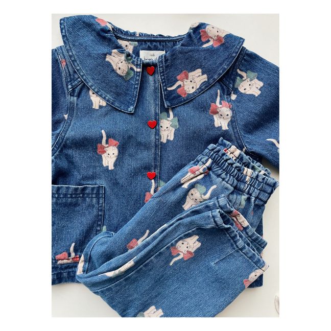 Blouse Denim Chats Magot | Denim