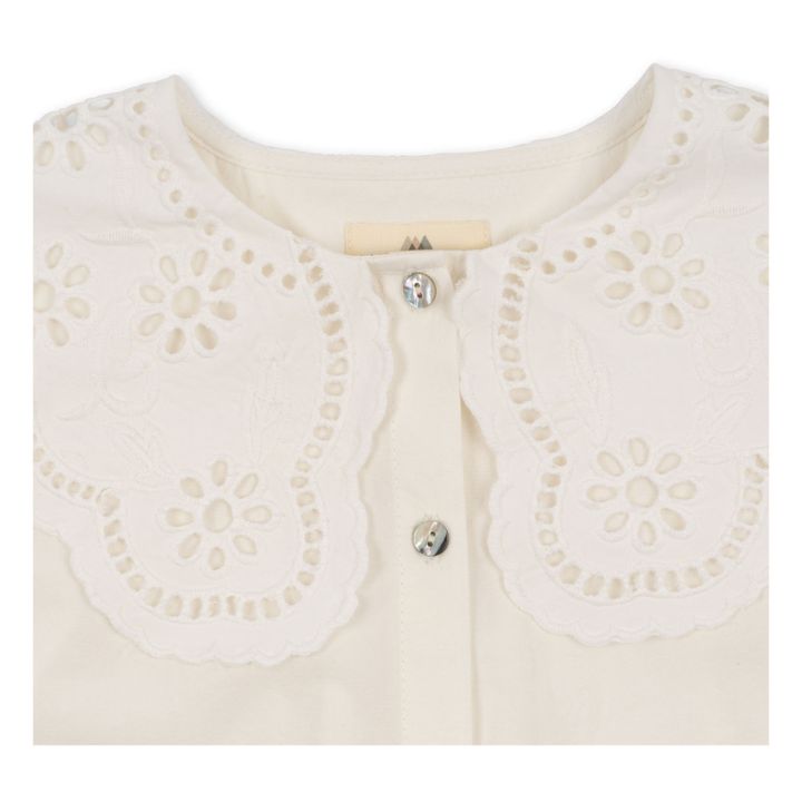 Bluse mit besticktem Kragen aus Bio-Baumwolle | Seidenfarben- Produktbild Nr. 10