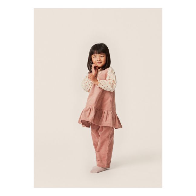 Sully Magot Organic Cotton Corduroy Dress | Blush