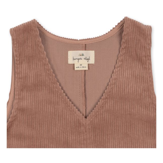 Robe Coton Bio Velours Côtelé Sully Magot | Blush