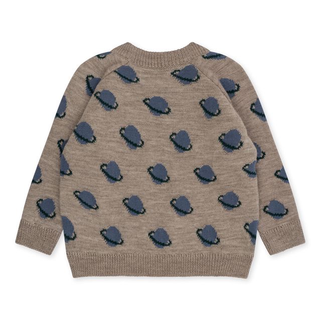 Belou Planets Merino Sweater | Taupe brown
