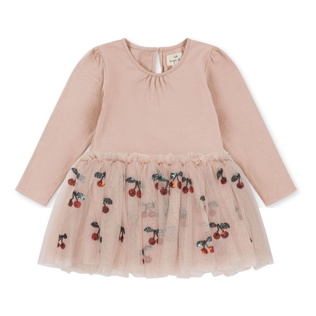 Robe Cerises Yvonne | Rose pâle