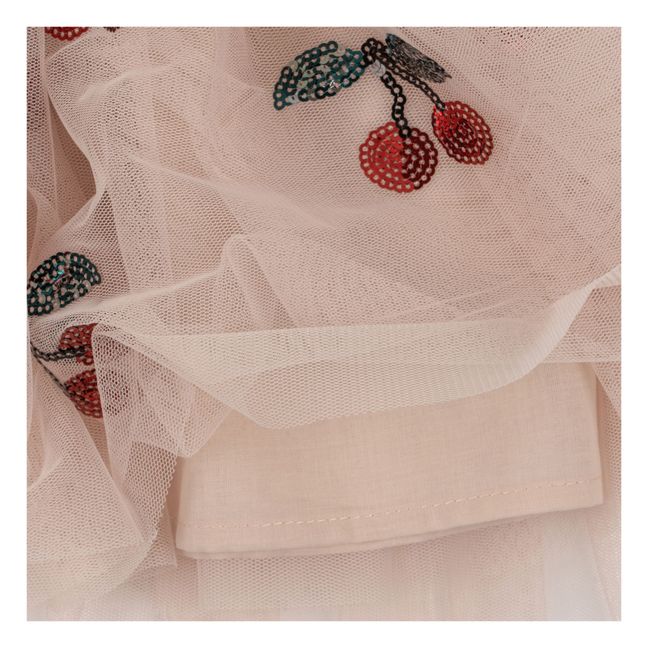 Jupe Cerises Yvonne | Rose pâle