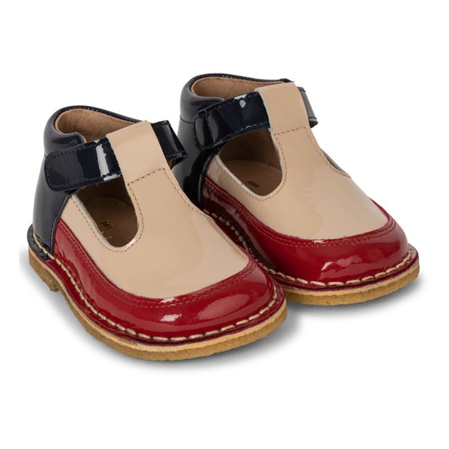 Esmée Patent Sandals | Beige