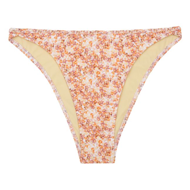 Bas de Maillot Yucca Imprimé Fleurs | Orange