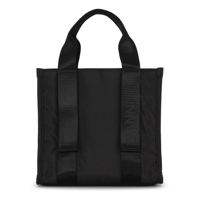 Small Tech Recycled Materials Bag | Black