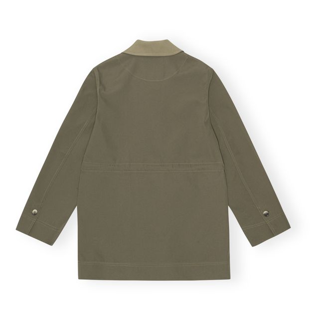 Veste Heavy Twill Matières Recyclées | Vert kaki
