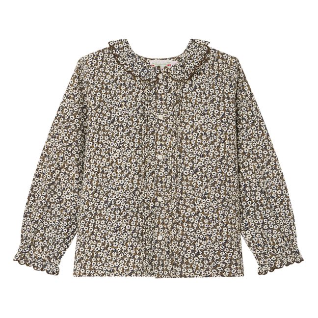 Dorina Organic Cotton Blouse | Cioccolato