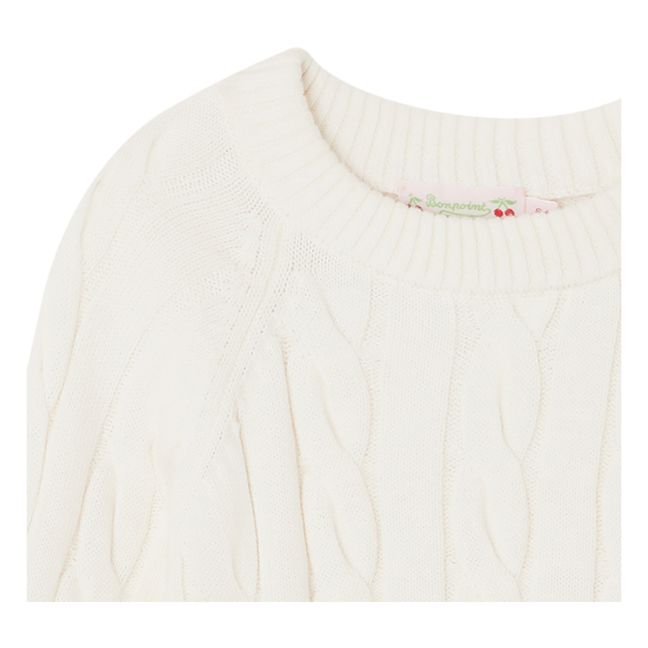 Pull Coton et Cachemire Dalton | Ecru