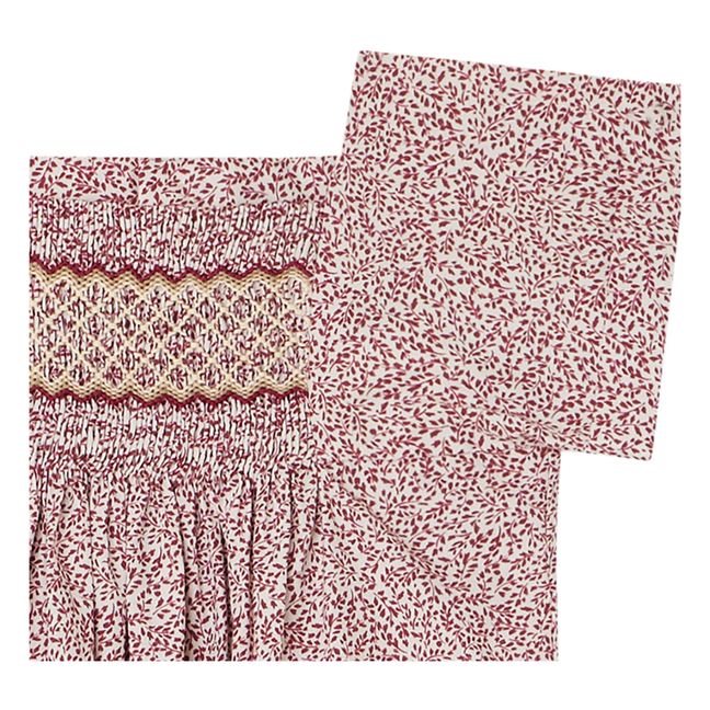 Pais Smocked Dress | Burdeos