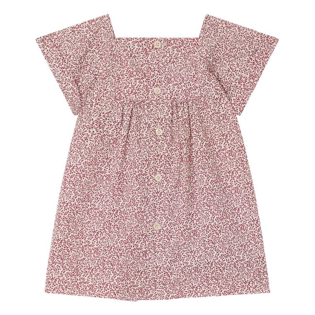 Pais Smocked Dress | Burdeos