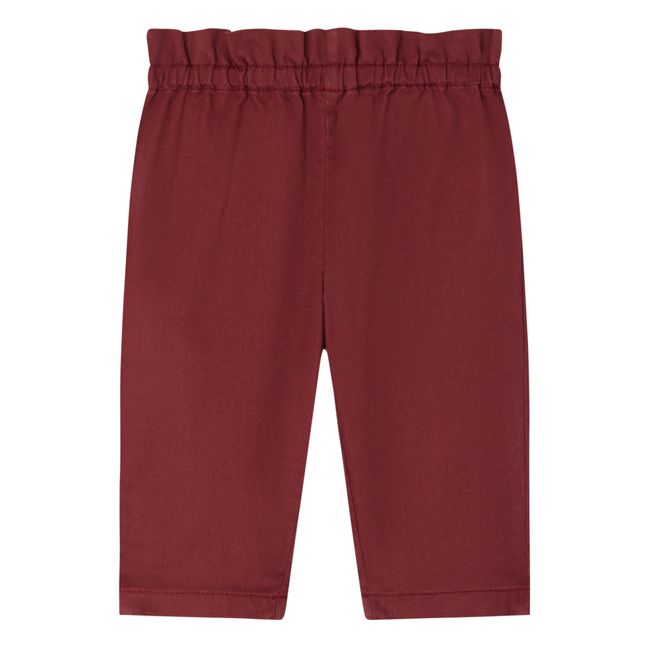 Pantalon Denim Luciole | Bordeaux