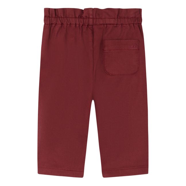 Pantalon Denim Luciole | Bordeaux