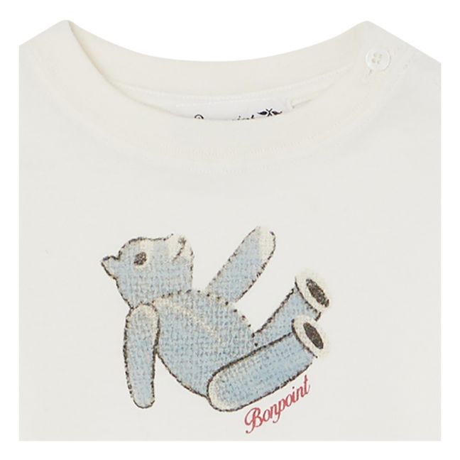 Cai Teddy Bear T-Shirt | Ecru