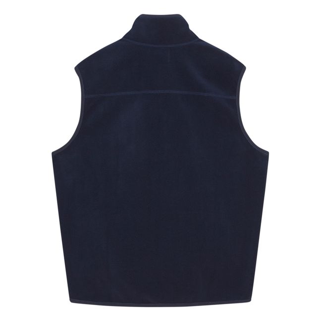 Dax Patch Zip Sweat Top | Midnight blue