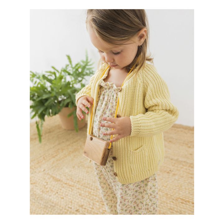 Strickjacke aus Bio-Baumwolle mit Taschen | Seidenfarben- Produktbild Nr. 5
