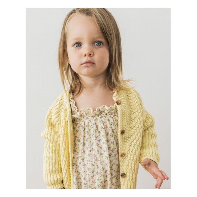 Cardigan Coton Bio Poches | Ecru