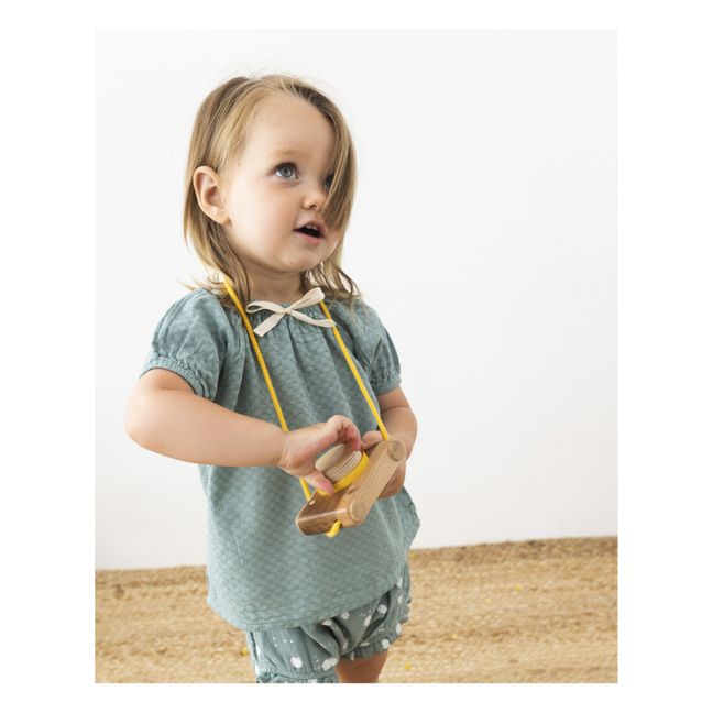 Blouse Coton Responsable Texturée Bébé | Sauge