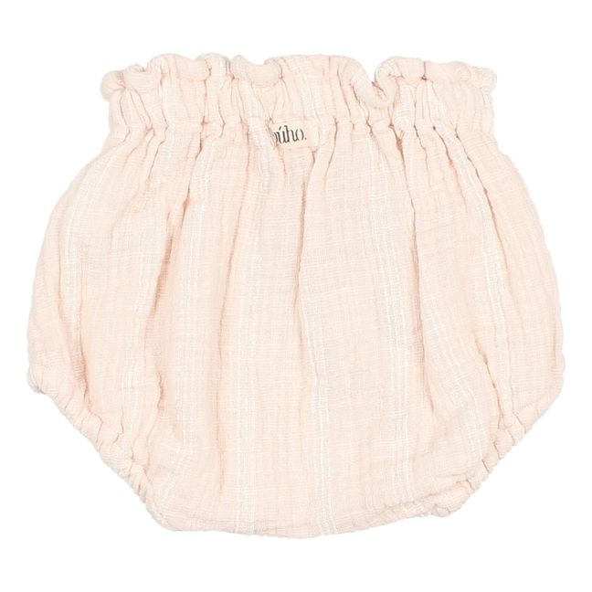 Textured Striped Bloomer | Pale pink