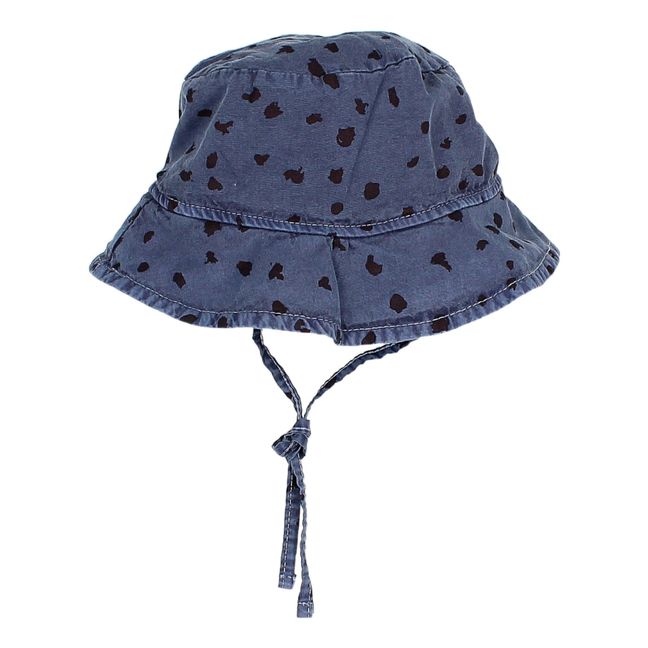 Hut aus Bio-Baumwolle Animal Baby | Navy