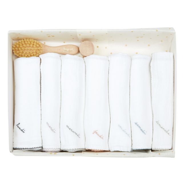 Weekly Cloth Diapers Set | Ecru