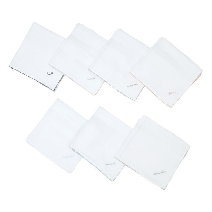 Bonpoint Weekly Cloth Diapers Set Ecru Smallable