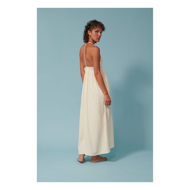 Bari Cotton Gauze Dress | Ecru
