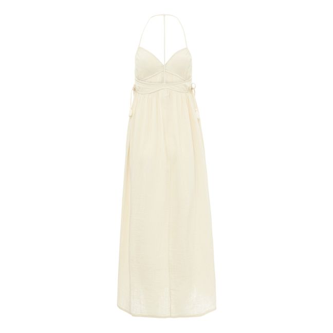 Bari Cotton Gauze Dress | Ecru