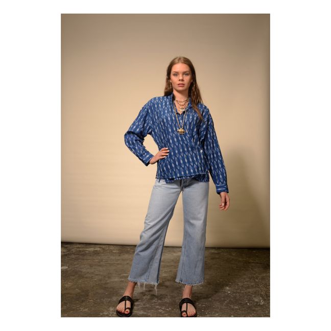 Ikat Shirt | Azul índigo