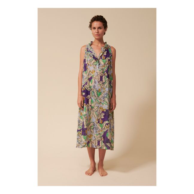 Denize Flower Dress | Violett