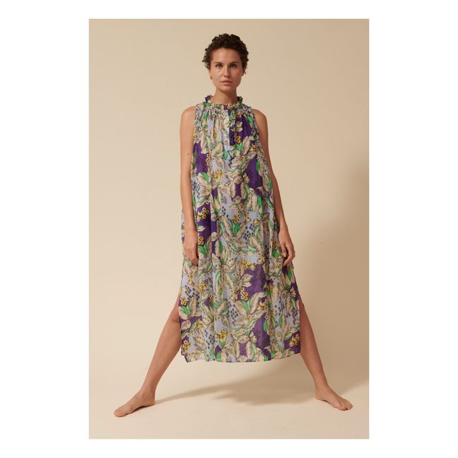 Denize Flower Dress | Violett