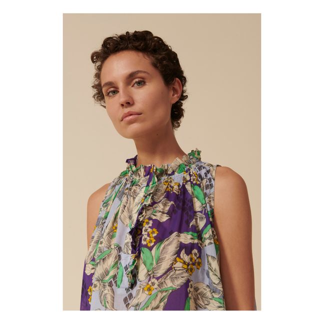 Denize Flower Dress | Violett