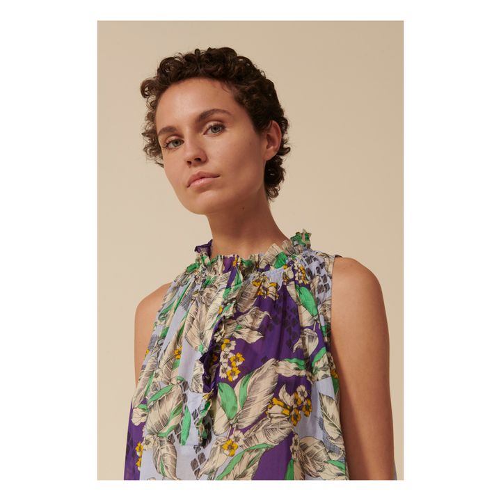 Denize Flower Dress | Violeta- Imagen del producto n°4