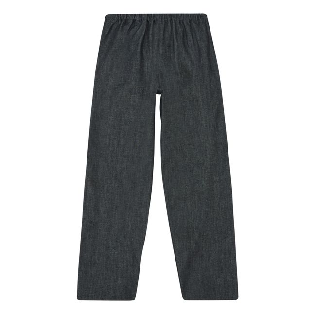 Pantalon en Denim Coton Bio | Gris anthracite