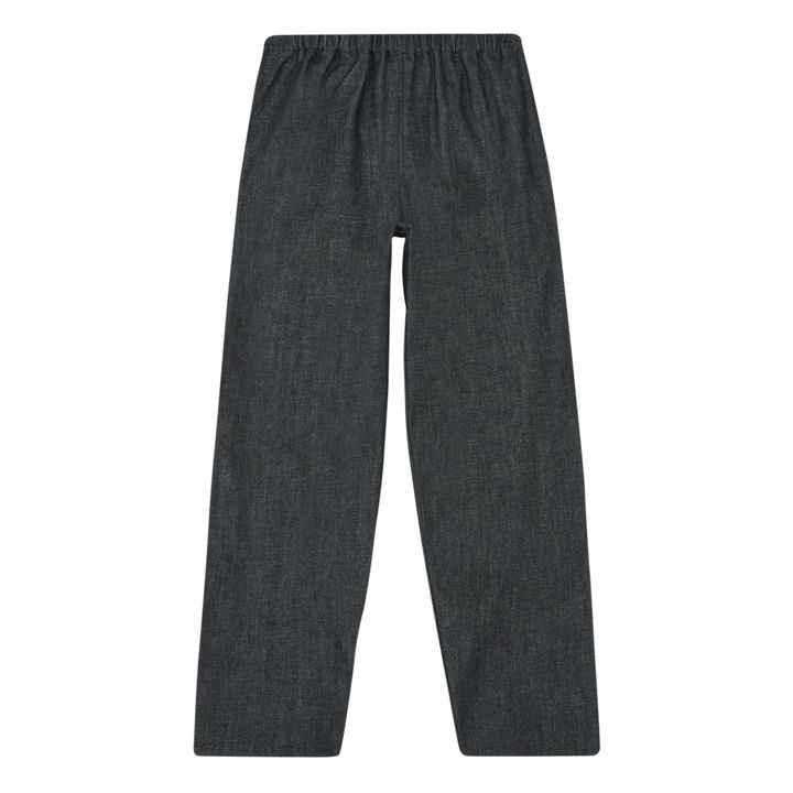 Pantaloni in denim di cotone organico | Grigio antracite- Immagine del prodotto n°0