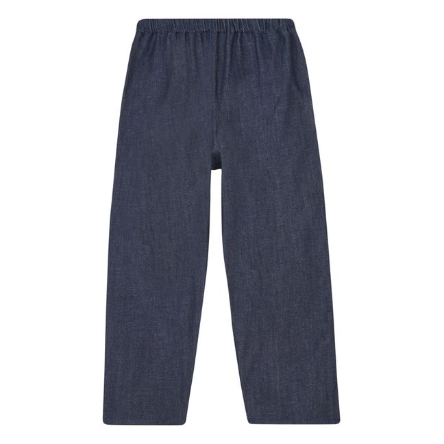 Pantalon en Denim Coton Bio | Indigo
