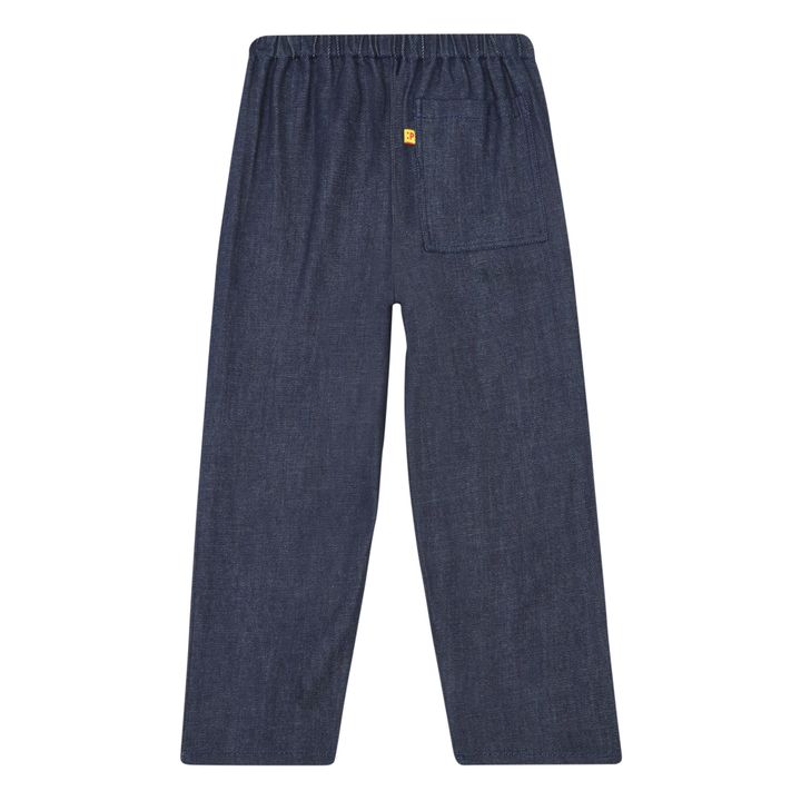 Pantaloni in denim di cotone organico | Indigo- Immagine del prodotto n°3