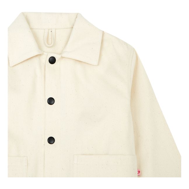 Veste en Denim Coton Bio | Ecru