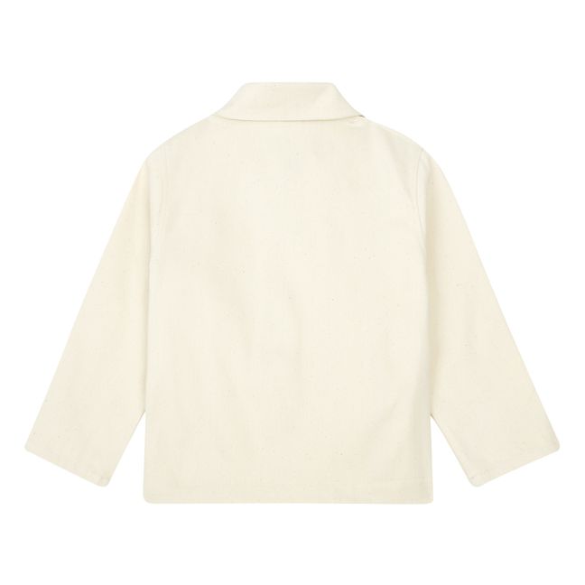 Veste en Denim Coton Bio | Ecru