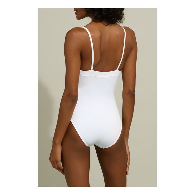 Aquarelle One-piece Swimsuit | White