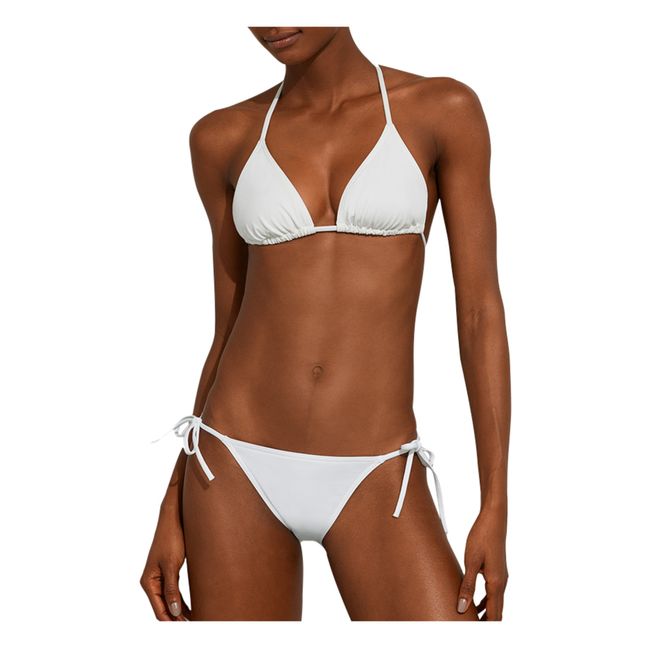 Mouna Bikini Top | White