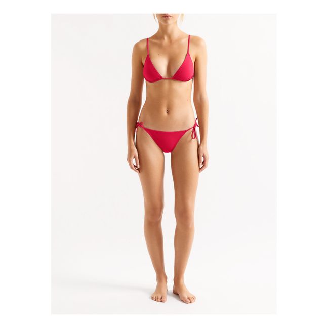 Haut de Maillot Mouna | Rouge framboise