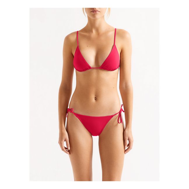 Top de bikini Mouna | Rojo Frambuesa