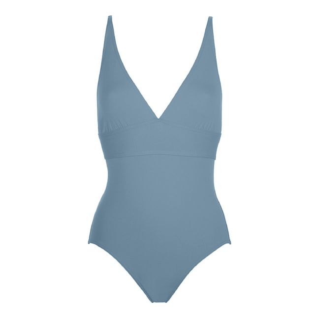 Larcin Swimsuit | Grey blue