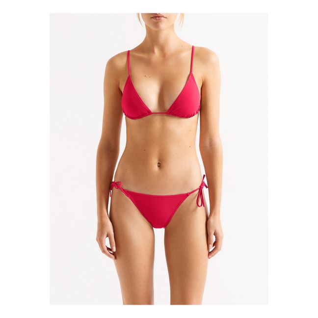 Malou Bikini Bottoms | Raspberry red